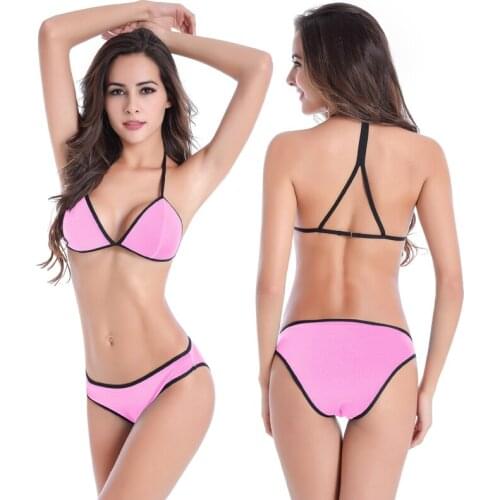 SWIMMART Back Closured - Straps Hot Sales Much Vauable Bathing Suit Womens Fixed Sponge Pad Bikini Dropshipping