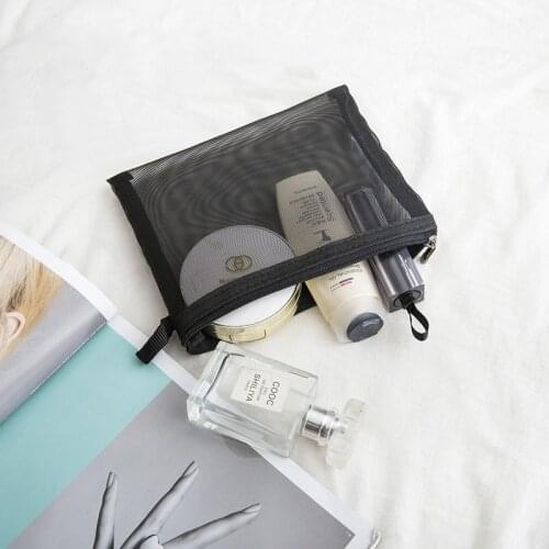 3Piece Set Transparent Women Cosmetic Bag Travel Function Makeup Case Zipper Make Up Organizer Storage Pouch Toiletry Wash Bag