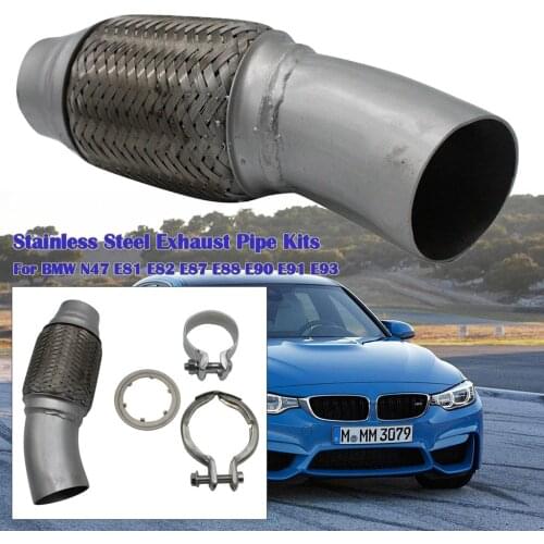 .Stainless Steel Exhaust Pipe Kits Saves The Exchange Of The Particle Filter For BMW N47 E81 E82 E87 E88 E90 E91 E93