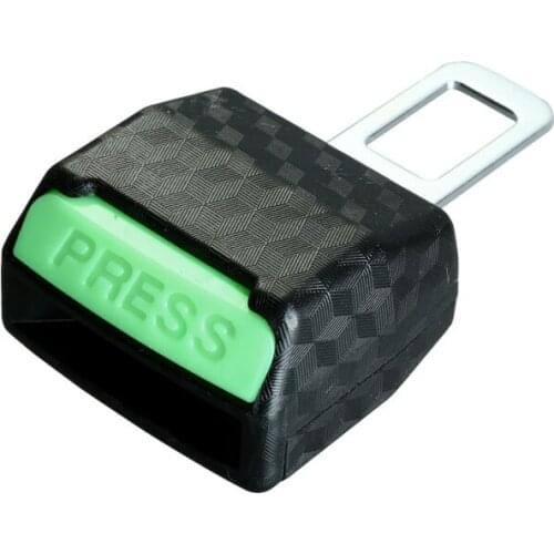 New Car Seat Belt Clip Car Universal Luminous Thickening Seat Belt Clip Safety Buckle Seat Belt Card Holder Drop Shipping