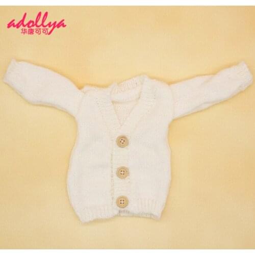 Adollya BJD Doll Clothes Button Wool Coat Warm Clothes for Doll Accessories Suitable for 1/3 BJD Dolls