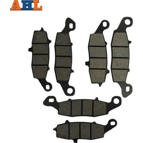 Motorcycle Front and Rear Brake Pads for For KAWASAKI KZ 1000 KZ1000 Police 2002-2005 Black Brake Disc Pad