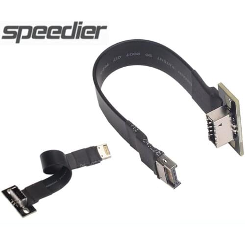 New Internal USB 3.1/3.2 Type E Male To Type-E Female Adapter High Speed FPV Cable PC Motherboard Connector USD3.1 Riser Wiring