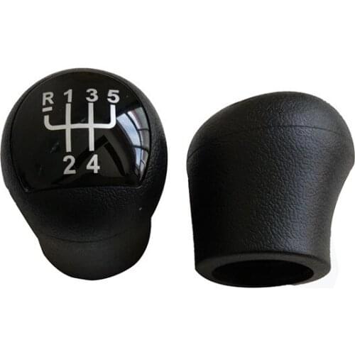 Fit For Renault Hugo CLIO-2 PHASE KANGOO Black Silver Leather Handball Gear shift 5/6 speed