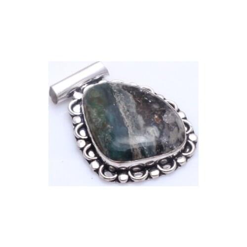 Genuine Jasper Pendant Hand made Women Lady Jewelry gift, 38 mm, P10231