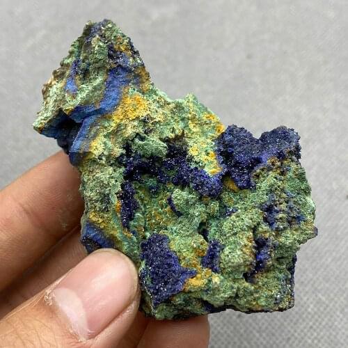 Natural azurite mineral cristal espécime da província de anhui, china