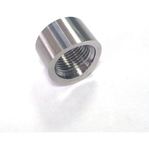 Durable 304 Stainless Steel O2 Oxygen Sensor Curve Notched Nut Bung M18 X 1.5 Threads
