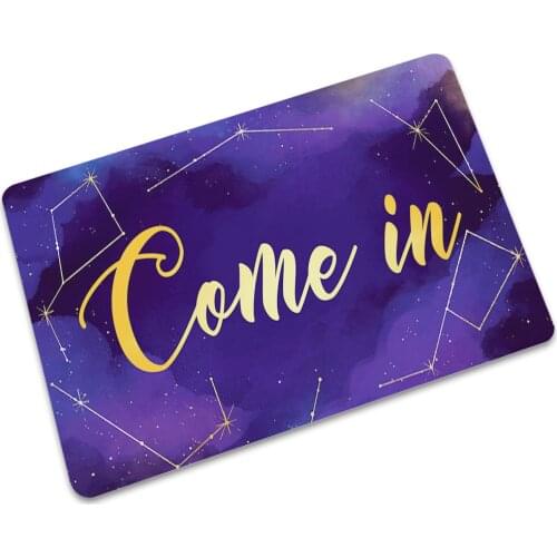 Drop shipping Non-Slip Kitchen Mat Absorbent Carpet Entrance Door Mat Rubber Thin Living Room Outdoor Floor Mat