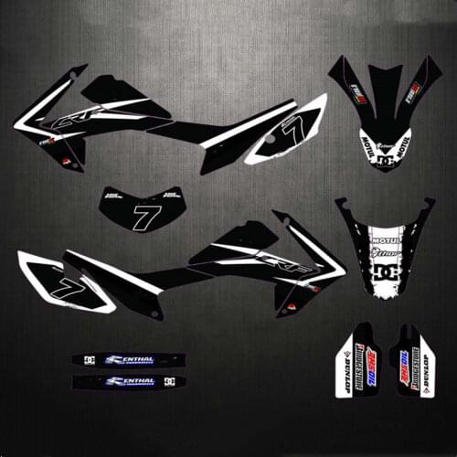Free custom numbers names Motocross 3M Decals Stickers Graphics For HONDA CRF250L 2012 2013 2014 2015 2016 2017 2018 2019 2020