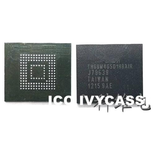 THGBM4G5D1HBAIR eMMC BGA153 NAND Flash Memory IC Chip 4GB Soldered Ball