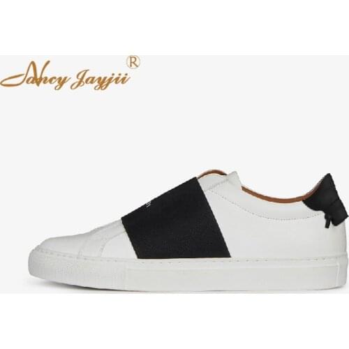 Urban Street Loafers Sneakers Genuine Leather Women Flats Shallow Spring Autumn Soft Fashion Round Toe Lace-up Famous Brand 2019