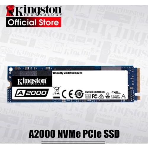Kingston A2000 NVMe M.2 2280 PCIe SSD 250GB 500GB 1TB Internal Solid State Drive Hard Disk SFF For PC Notebook Ultrabook