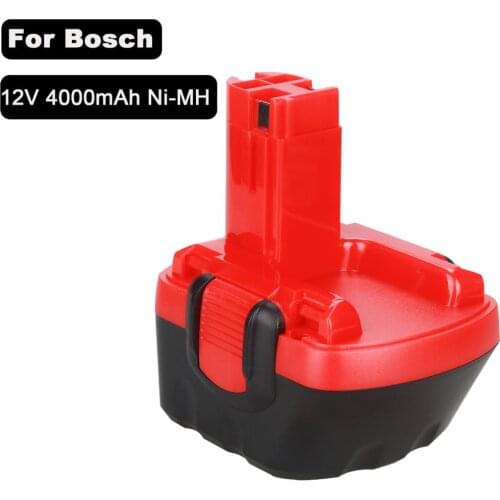 1 pc For Bosch 12V 4000mah PSR 1200 Rechargeable battery GSR 12V 4.0AH AHS GSB GSR 12 VE-2 BAT043 BAT045 BAT046 BAT049 BAT120