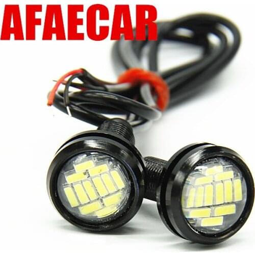 AFAECAR 10pcs 23mm Car styling LED DRL Eagle Eye daytime running light
