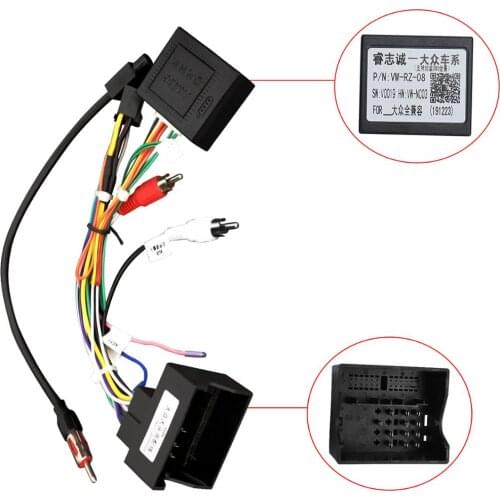 Android Car Stereo Harness With Can-Bus Decoder RZ-V.W08
