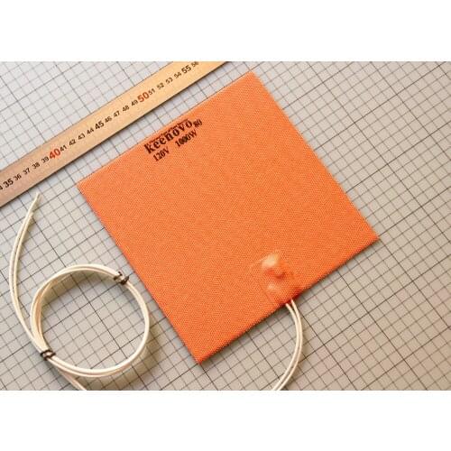 200x200mm (8"X8") 1KW 120V Powerful Engine Block Oil Pan Ultrasonic Cleaner Tank Silicone Heater +80C T-stat