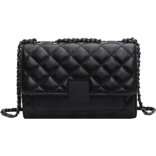 2022 Chain Trending Shoulder Bag Luxury Small Handbags And Purses Vintage Bags Retro PU Leather Crossbody Bags For Women