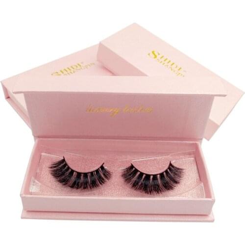 SHIDISHANGPIN 3d mink fake eyelashes false eyelashes natural long lashes 3d mink false lashes hand made 1 box makeup faux cils