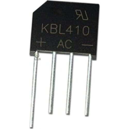 5PCS/Lot KBL410 KBL-410 4A 1000V Single Phases Diode Rectifier Bridge Wholesale IC