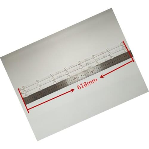 60 Pieces/lot New LED strip K320WD 4708-K320WD-A2213K01 A4213K01 471R1055 471R1P53 8 LEDs 618mm for LE32D59 32PFL3045