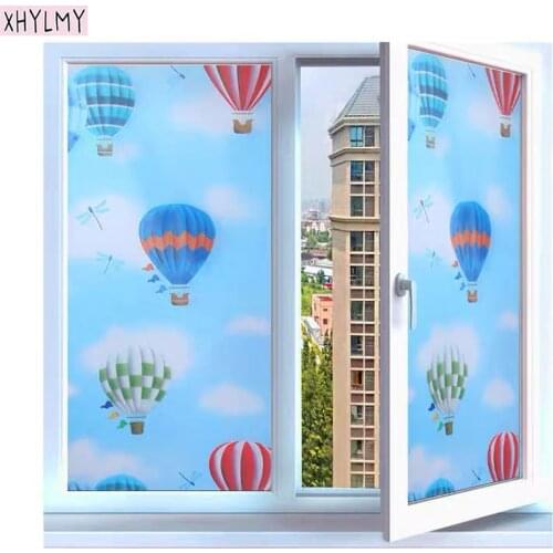 60x200cm Cartoon Matte Window Privacy Self Adhesive Film Frosted Stained Kitchen Balcony Kids room Playground Glass Sticker