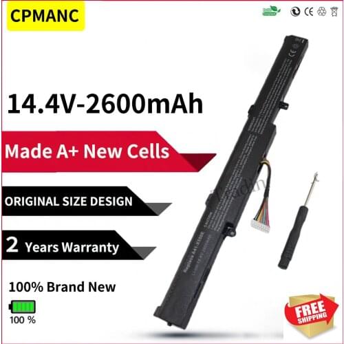 2200MAH Battery A41-X550E for Asus X751M X751MA X751L K751L X750JA A450 A450C A450V A450E A450J X450J X450JB X450JF X450JN F450