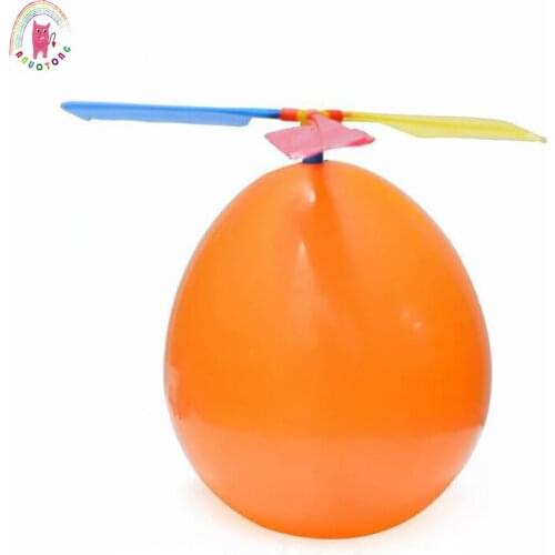 Childrens practical abilit Latex Aircraft Helicopter Balloon Classic Balloon Aircraft Flying Toy Child Event & Party Supplies