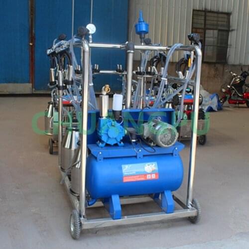 Cow milking machines