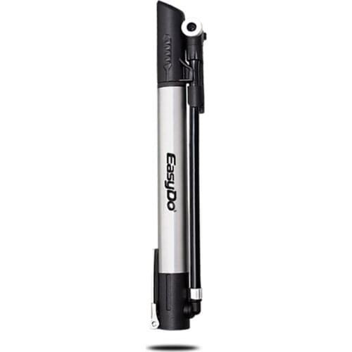 ETOOK Mini Lightweight Pump 120Psi Self-contained Aluminum Alloy Fits Presta&Schrader Valve Cycling Pump Bike Accesseriors