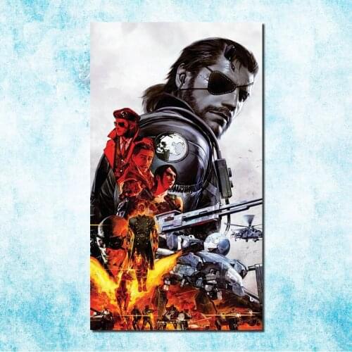 Metal Gear Solid V The Phantom Pain Art Silk Canvas Poster Print 13x24 24x43 Inches Game Wall Picture -2