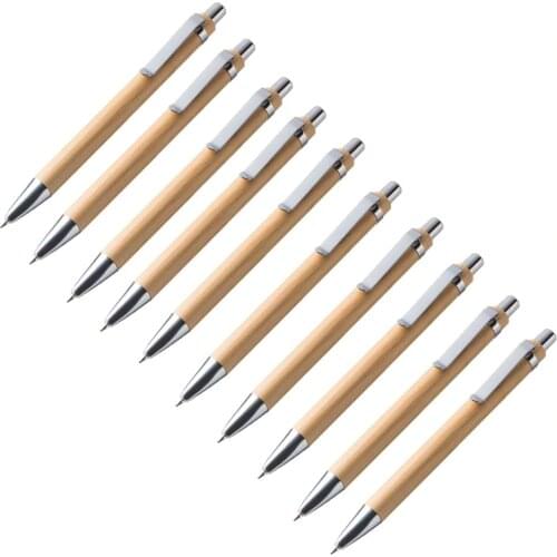 Ballpoint Pen Sets Misc. Bamboo Wood Writing Instrument (Set Of 10)