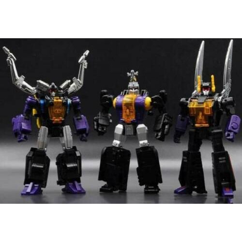 New Bad Cube Bc Ots-05/06/07 Evil Bug Corps Collectors Edition Set Of 3 Transformable Robot Figure Toys