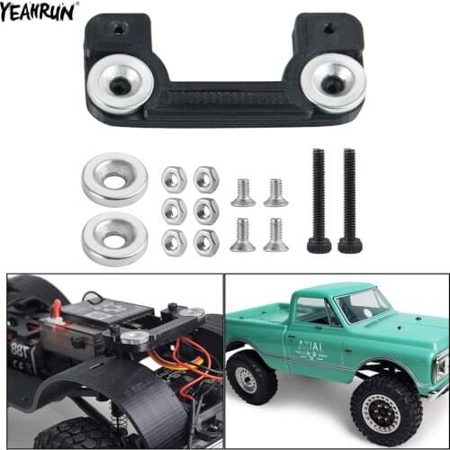 YEAHRUN Plastic Invisible RC Car Shell Column Body Post Mount Bracket Set For 1/24 SCX24 AXI00001 RC Crawler Upgrade Parts
