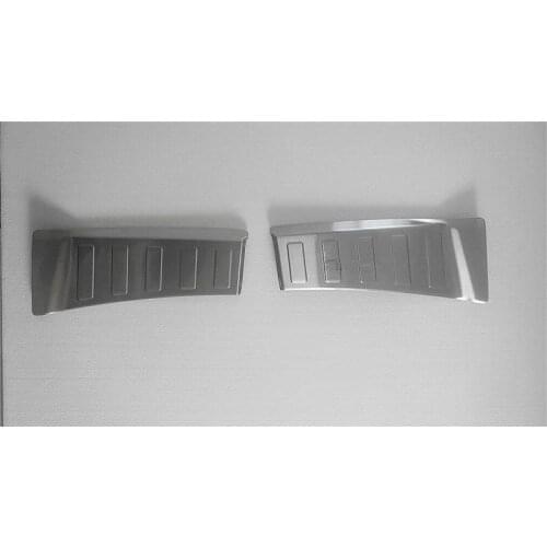 Stainless steel Rear Bumper Protector Sill Trunk Tread Plate Trim rear Car styling For Nissan X-Trail X Trail T32 2014-2019