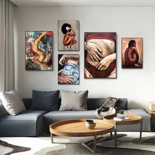 Sexy Nude Posters Prints Women Canvas Paintings Oil Painting Modern Room Decoration Wall Art Picture For Home Bedroom Cuadros