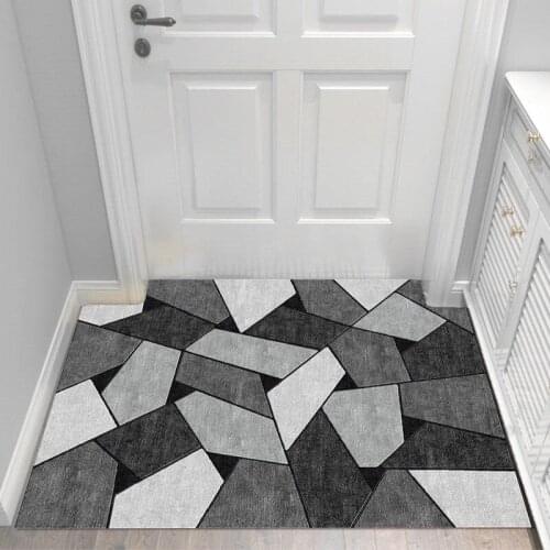 Modern Geometric Floor Carpets Kichen Mats Entrance Doormat Outdoor Decor Non-slip Washable Carpet for Living Room Area Rugs