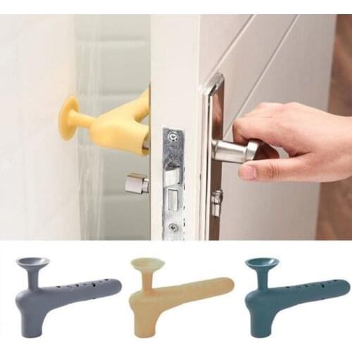 Door Handle Stopper Anti-collision Pad Safety Silicone for Door Stopper Furniture Hardware 15cm * 9.2cm