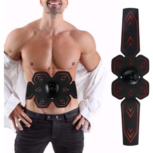 Abdominal Muscle Trainer Electronic Stimulator Weight Loss Body Slimming Machine Fat Burning Fitness Belly Belt Gym Equipment