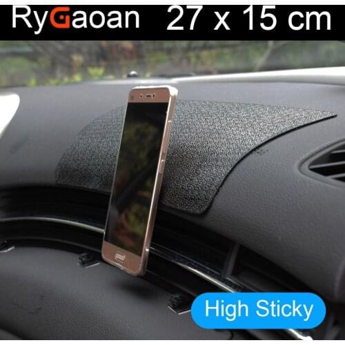 RyGaoan 10 piece 27*15cm Universal Big Size Super Sticky Car Dashboard Magic Anti Slip Mat Non-slip Sticky Pad Key