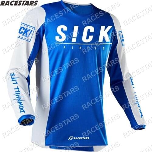 SICK 2021 Cycling Wear Downhill Mountain Motocross Jersey Dirt Bike Motorcycle T Shirt Bicycle Off Road Clothing MTB MX Jersey