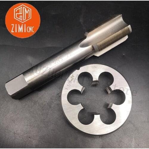 1 1/8-24UNS tap drill 1" 1 /8-24 Thread die thread set threading machine threading tool Wire tapping round tapping die hand tool