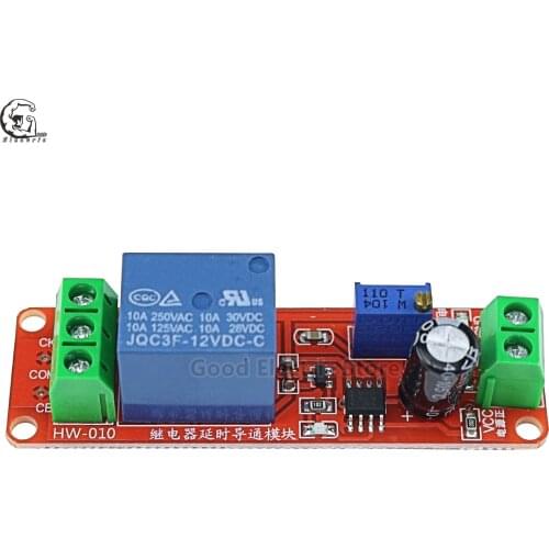 1PCS NE555 Time Delay Relay DC 5V 12V Time Relay Shield Timing Relay Timer Control Switch Car Relays Pulse Generation Duty Cycle
