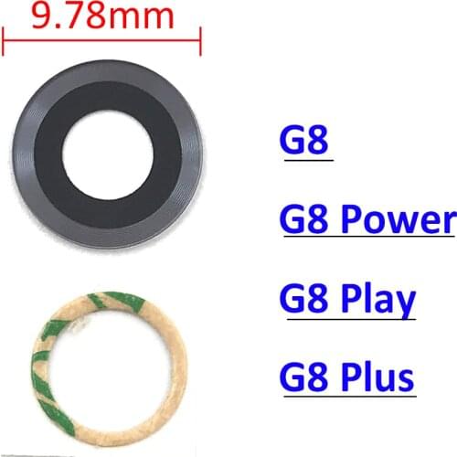 10Pcs/Lot, Camera Glass Lens Back Rear Camera Glass Lens with Glue For Moto G8 / G8 Plus / G8 Power / G8 Play Replacement Parts