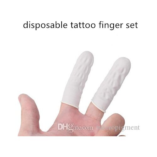 1000pcs disposable tattoo finger set beauty rubber latex finger sets of tattoo supplies