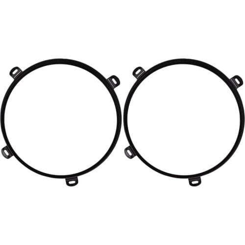 2Pcs for Jeep Wrangler Jk Tj 07-17 7-Inch Led Headlight Round Ring Mounting Bracket for Headlight Mounting Lamp Holders
