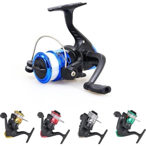 2021 Metal Fishing Reel with 50M Line 3 Axis Spool Spinning 5.2:1 Speed Ratio Left/Right Hand Ultralight Small Fishing Wheel