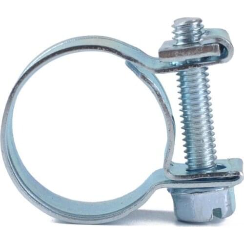 60Pcs 10 Size Mini Fuel Injection Style Hose Clamp For Diesel Petrol Pipe