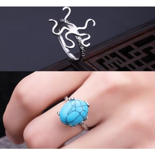 925 Sterling Silver Ring Gold Base Blank Cabochons DIY Connectors for Jewelry Findings Materials Accessories