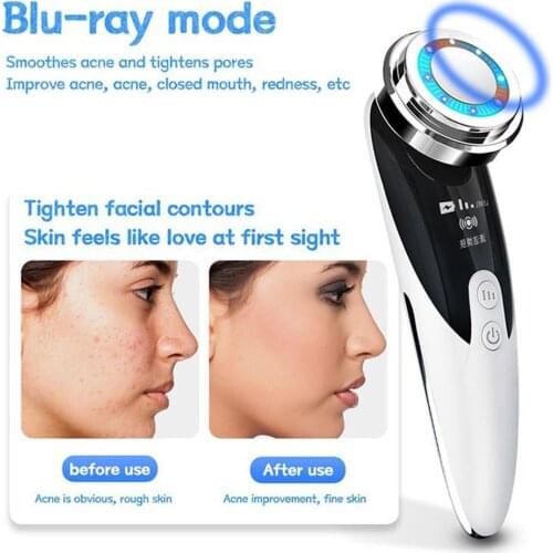 Photon Skin Rejuvenation Face Massager Cleaning Radio Beauty Anti Lifting Remove Skin Frequency Tool Aging Care K4W1