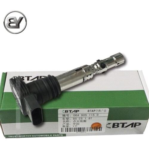 BTAP 100%NEW HIGH QUALITY Engine Ignition Transformer Coil Sparking For VW Passat B5 Jetta Golf Bora4 Leon 06A 905 115 D